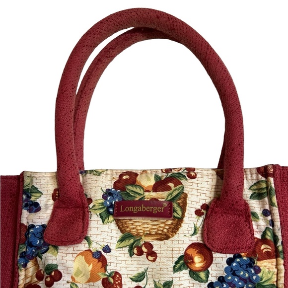 Longaberger Mini Tote Purse with handles - Picture 2 of 5